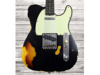 Fender  Custom Shop 1960 Custom Heavy Relic Aged Black Chocolate 3-Color Sunburst
